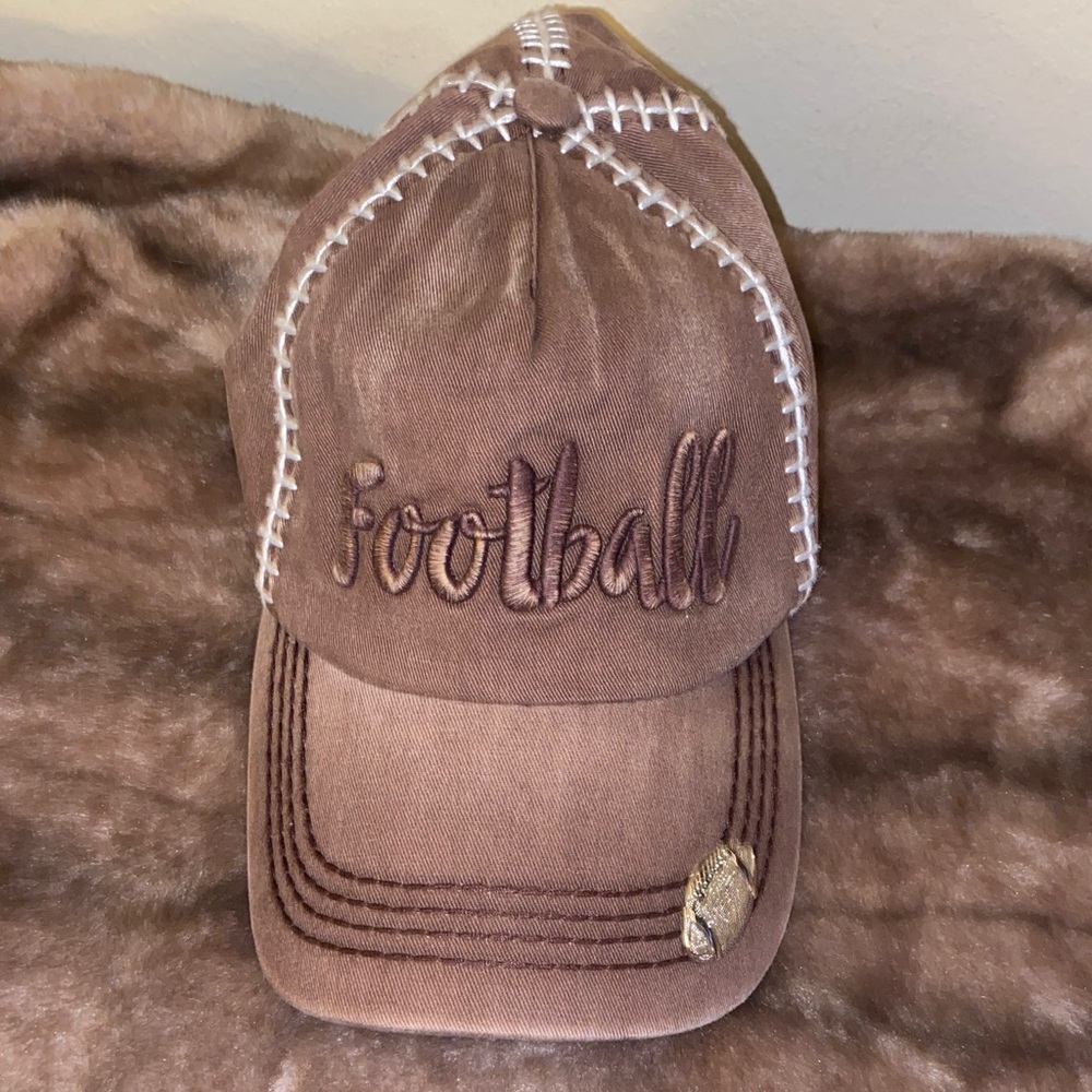 Brown Football woman’s baseball hat